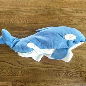 Dog Costume - Blue White Orca Pet Costume size M
